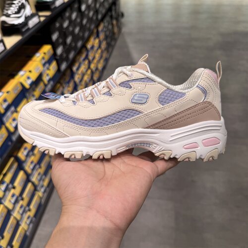 Skechers斯凯奇夏季新款女鞋网面熊猫鞋透气运动休闲鞋 896193