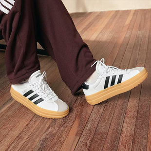 T头德训鞋 阿迪达斯VL 运动休闲板鞋 BOLD复古厚底女鞋 IH3083 COURT