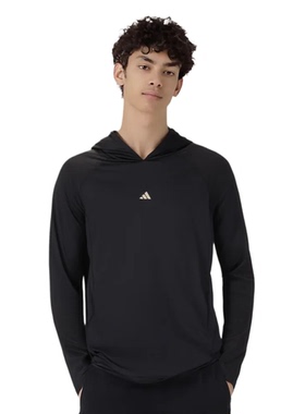 Adidas阿迪达斯2025新款男士梭织休闲运动训练篮球卫衣 JW1355