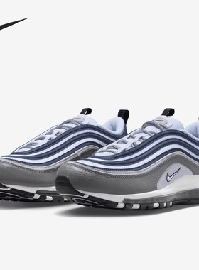 【瑕疵】Nike Air Max 97蓝灰色男子运动低帮休闲鞋 DV7421-001