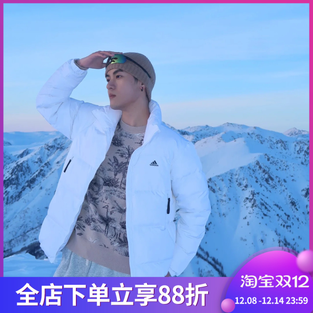 ADIDAS阿迪达斯男子运动户外休闲羽绒服立领防风保暖外套 IT8724