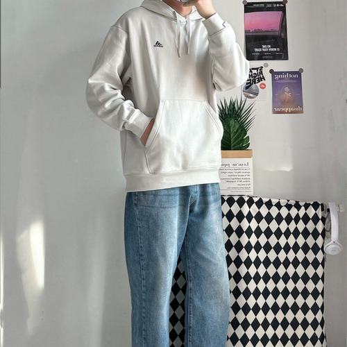 ADIDAS阿迪达斯男子针织毛圈卫衣连帽套头衫上衣 IV7596 IZ1457