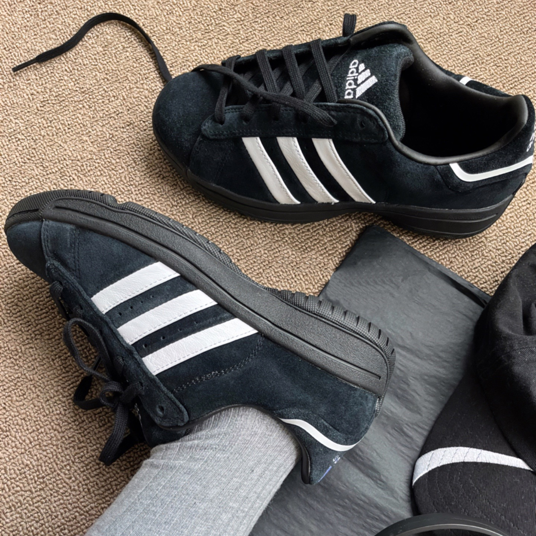 Adidas阿迪达斯三叶草CAMPUS LOW男女复古绒面运动休闲鞋 IF5902