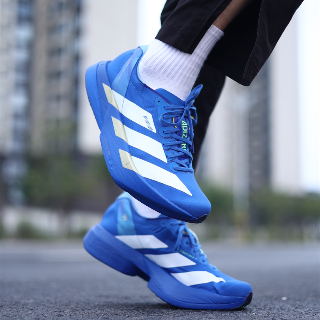 阿迪达斯ADIZERO ADIOS PRO 4男子马拉松碳柱跑步鞋JP6622 JS2579 - 实物图