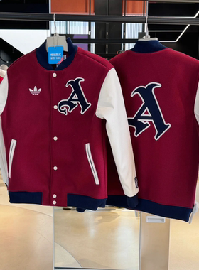 Adidas阿迪达斯男女阿森纳足球休闲文化美式校园风运动棉衣JF0560