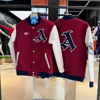 Adidas阿迪达斯男女阿森纳足球休闲文化美式校园风运动棉衣JF0560