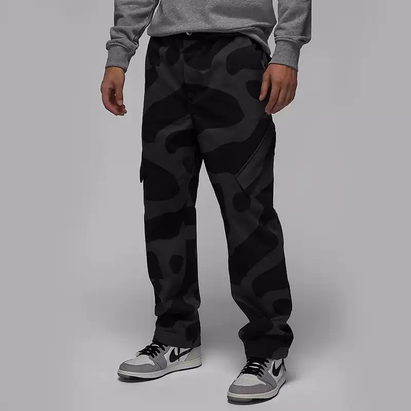 耐克Nike男子工装裤透气宽松迷彩运动休闲直简长裤FD7456-070