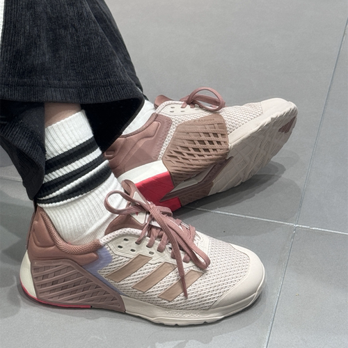 ADIDAS阿迪达斯DROPSET 3 女士全力战将超轻稳定综合训练鞋JI3902