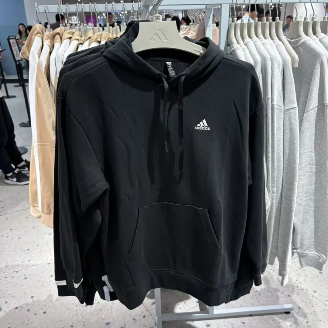 Adidas阿迪达斯男子连帽卫衣小标运动休闲针织套头衫上衣 IV7600,运动服/休闲服装,运动卫衣/套头衫,淘宝优惠券,粉丝福利购,淘宝优惠卷