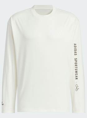 Adidas/阿迪达斯正品运动透气新款男士圆领印花休闲长袖T恤JM7462