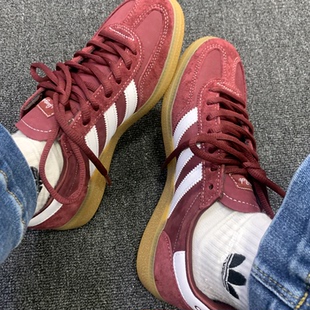 Adidas Handball Spezial小香风白色菱纹格德训鞋低帮板鞋 KJ0854