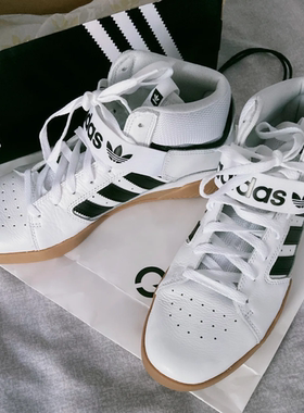 阿迪达斯三叶草VRX MID男子板鞋耐磨复古中帮运动鞋板鞋 EE6233