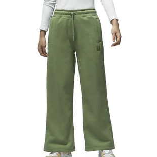 340 FD7225 JORDAN女士加绒保暖宽松休闲运动直筒针织阔腿裤 长裤