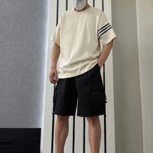 阿迪达斯三叶草NEUCLASSIC TEE男子短袖运动休闲半袖T恤 IV5354