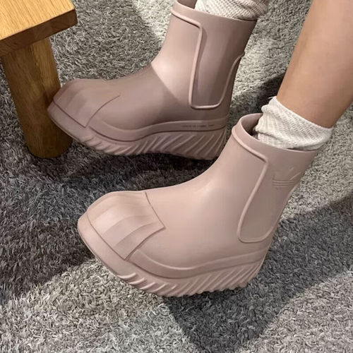 【瑕疵清仓】Adidas阿迪达斯三叶草女子运动休闲高帮靴子ID4280