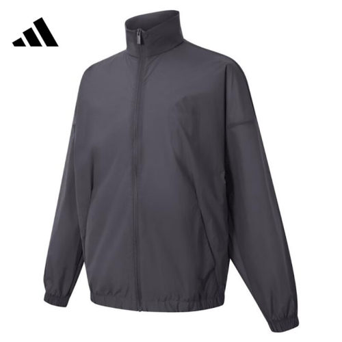 Adidas阿迪达斯男夏季新款运动休闲训练轻薄立领外套夹克 JZ8409