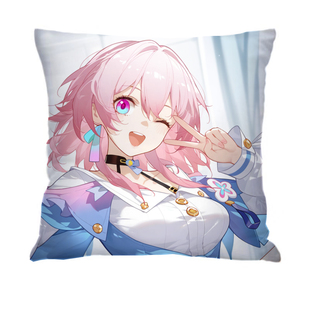 崩坏星穹铁道三月七抱枕定制宿舍靠垫玩偶创意双面含芯闺蜜礼物