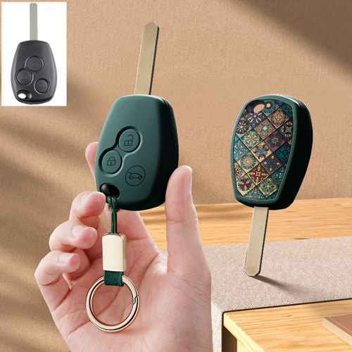 适用雷诺Trafic车钥匙套科雷傲科雷嘉风景遥控保护壳扣直板3按键