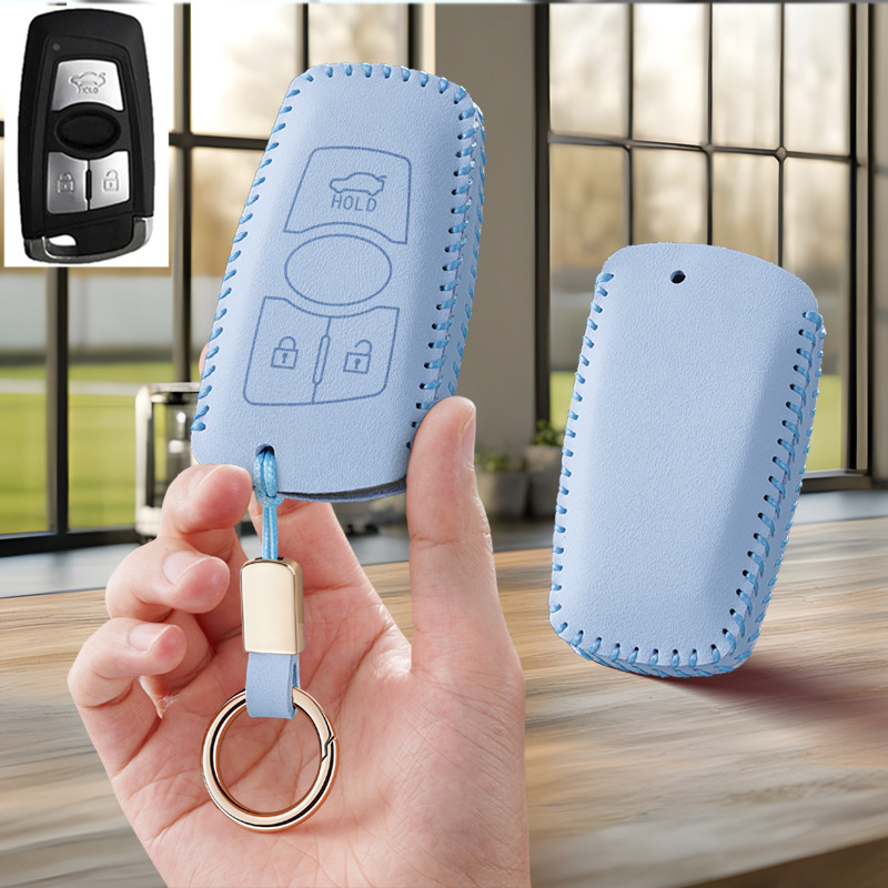 适用华泰圣达菲汽车钥匙套包5宝利格7路盛e70遥控扣壳改装保护套