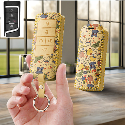 适用广汽传祺gs52025款gs8汽车钥匙套gs3保护套m6包pro壳扣女plus