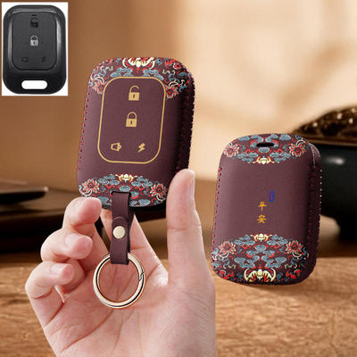 适用爱玛小玛电动车钥匙套umini2.0遥控器报警器卡通包扣保护套壳