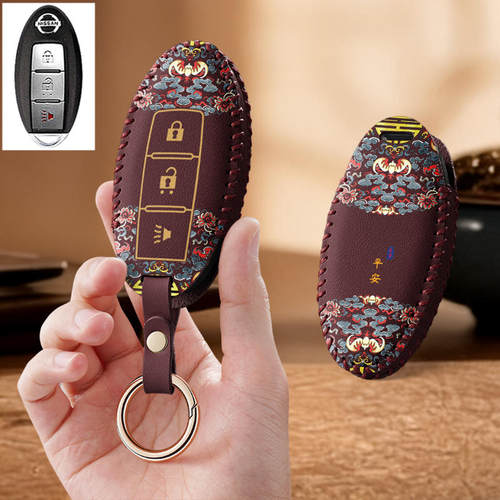 适用英菲尼迪q60汽车钥匙套Q50L保护套QX50包壳Q70L扣80高级FX35