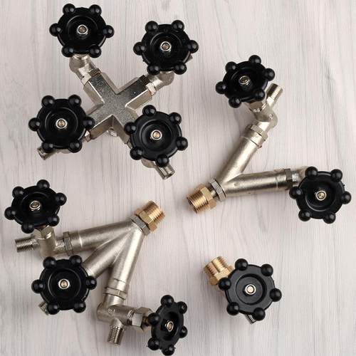 蒸汽发生器锅炉熨斗单双出汽阀门锅炉连接熨斗三叉四通放气阀