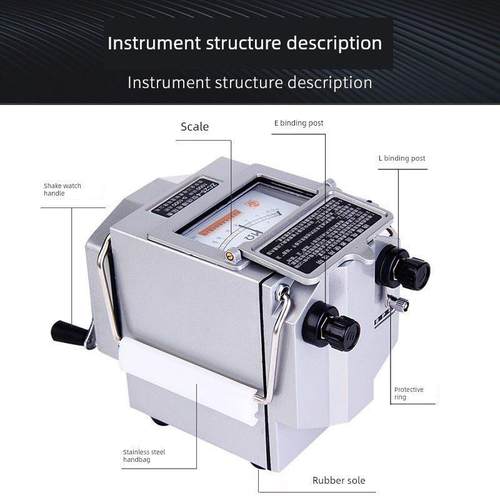 南京金川500V兆欧表Zc25B-3高精度1000V绝缘电阻测试仪Zc-7
