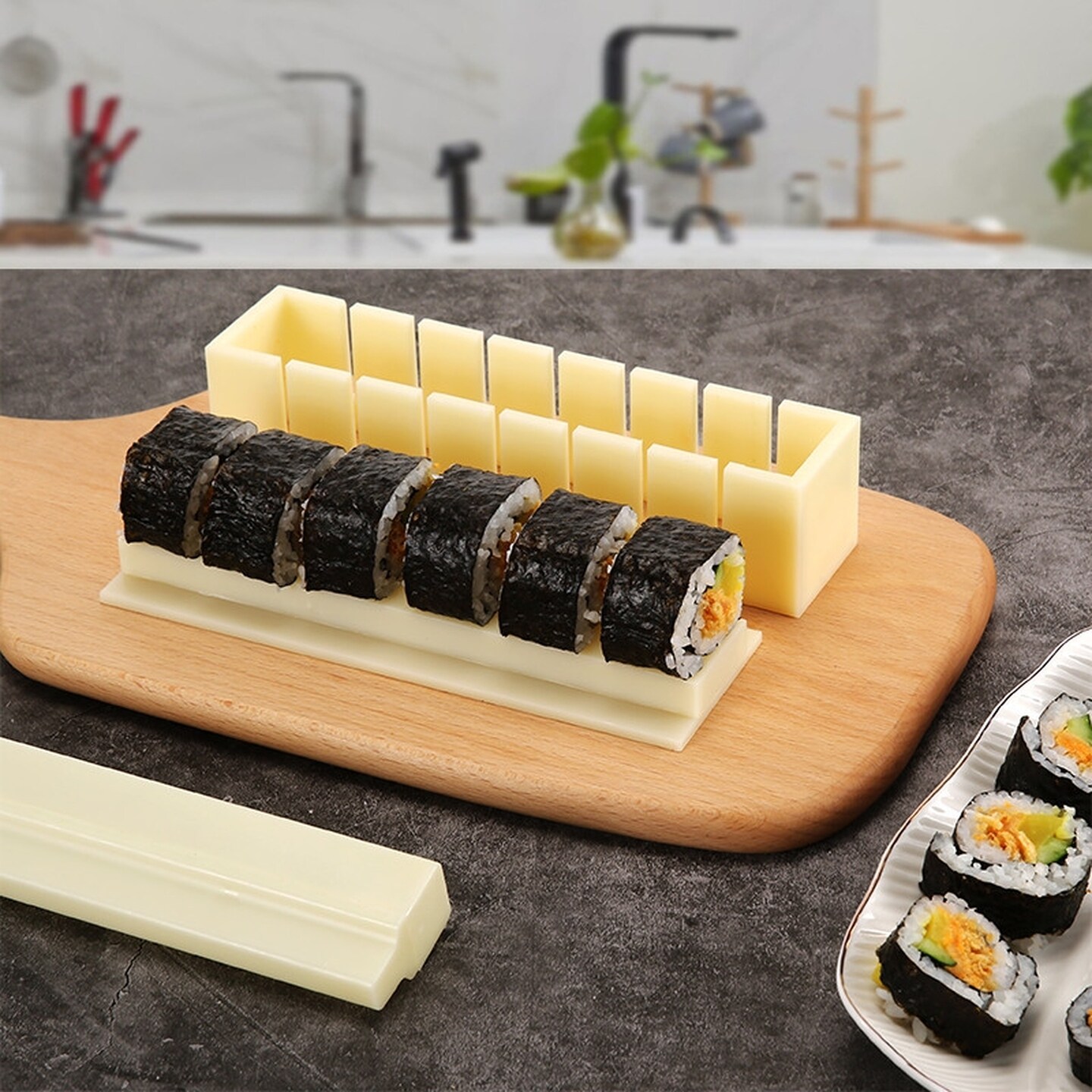 做寿司模具工具家用寿司制作神器套装海苔紫菜包饭磨具饭团材料包