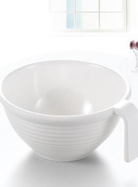 扬格密胺带手柄碗拉面碗泡面汤碗仿瓷碗餐厅特色创意大碗汤粉碗