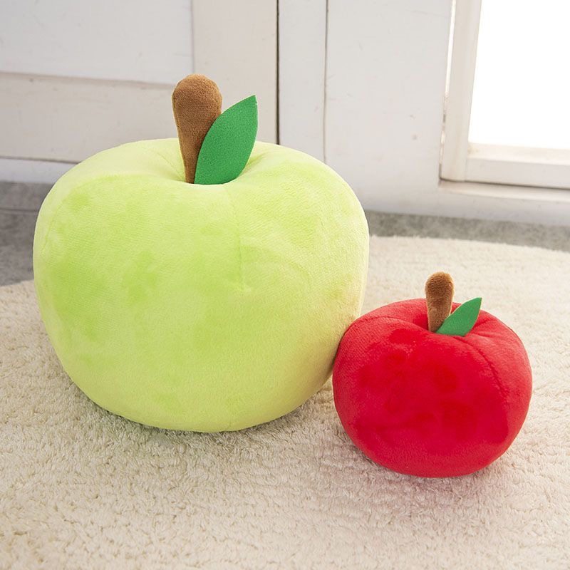 苹果抱枕青苹果毛绒玩具红苹果公仔靠垫水果玩偶娃娃平安夜圣诞节,玩具/童车/益智/积木/模型,毛绒/玩偶/公仔/布艺类玩具,淘宝优惠券,粉丝福利购,淘宝优惠卷