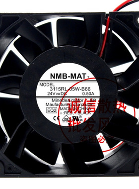 NMB-MAT 3115RL-05W-B66/B60 18.5KW/15KW变频器风扇 DC24V 0.50A