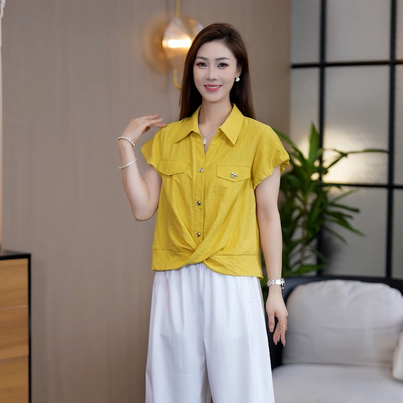 通勤显瘦休闲套装女夏职业两件套