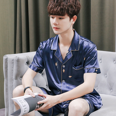 顿尼科男丝绸夏季薄款