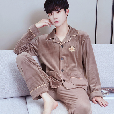 顿尼科男海岛绒家居服套装