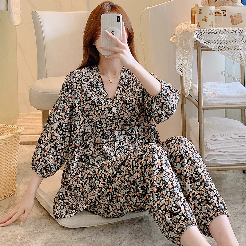 顿尼科女棉绸舒适柔软可外穿