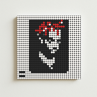 Playboi Carti积木专辑周边像素积木画Whole Lotta Red