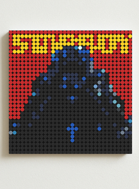 盆栽哥威肯The Weeknd Starboy专辑周边像素积木画欧美rapper周边