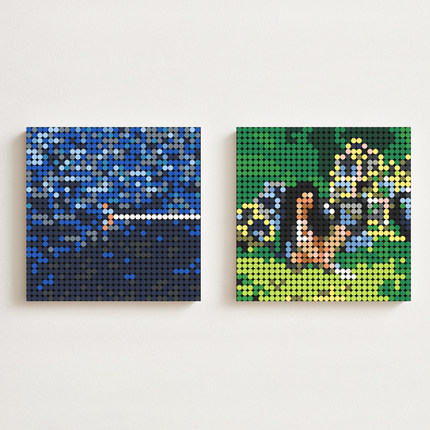 SZA积木专辑周边封面 Ctrl海报SOS 小众礼物挂画带相框