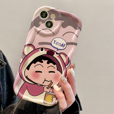 蜡笔小新适用iPhone16ormax手机