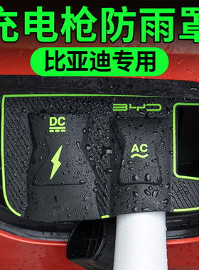 比亚迪元秦plus宋L充电枪防雨罩海豚海鸥挡雨防改装汽车用品配件