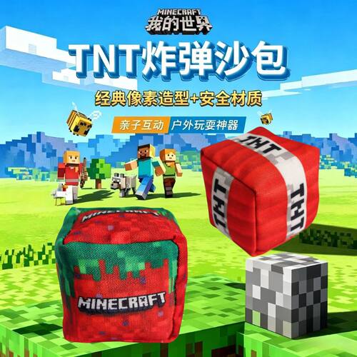 加厚大沙包小学生专用我的世界幼儿园儿童户外草坪投掷丢沙包玩具