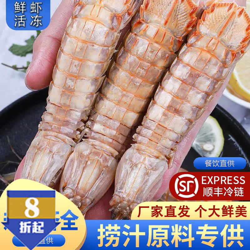 熟冻皮皮虾鲜活冷冻皮皮虾海鲜虾爬爬虾特大商用餐饮冷冻鲜皮皮虾