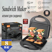 家用双面加热三明治机欧规多功能烤面包华夫饼早餐机面包机牛排机