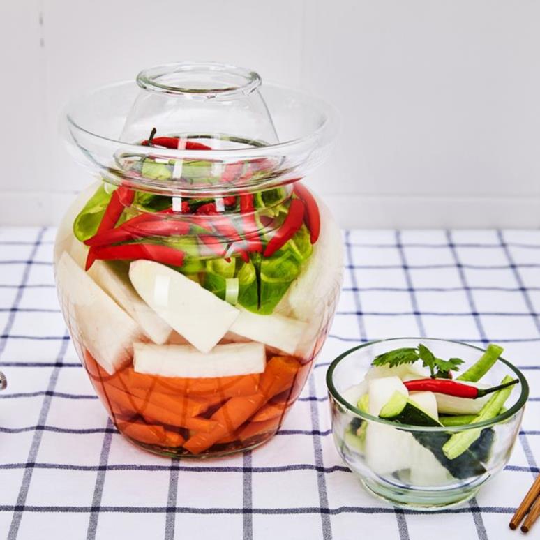 储物罐泡菜坛子密封罐方便玻璃店铺家用实用空罐子泡萝卜容量腌菜在类目 厨房/烹饪用具, 厨用小工具/厨房储物, 储物瓶罐/厨房储物器皿, 密封罐中 - 来自Buy2taobao.com提供专业的淘宝代购服务