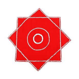 手绢花舞蹈成人儿童考级八角巾广场舞红手帕东北二人转扭秧歌一对