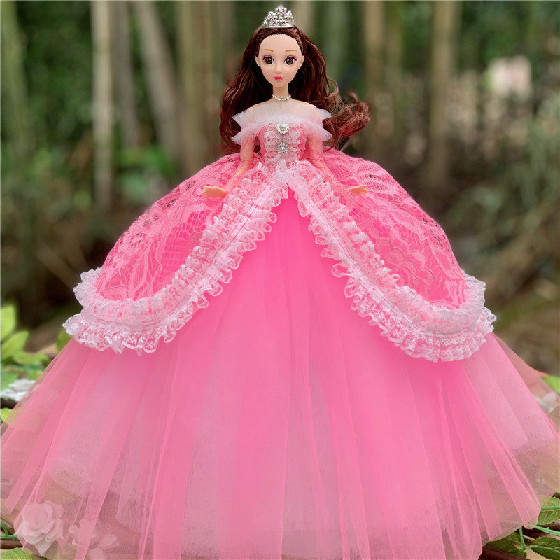 婚纱娃娃大号湘菲公主女孩玩具礼物可爱公主单个洋娃娃女孩