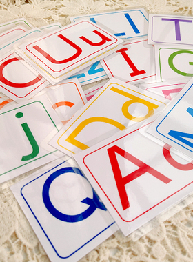 英语字母卡片26个英文字母卡片26个英文字母大小写卡片闪卡教具