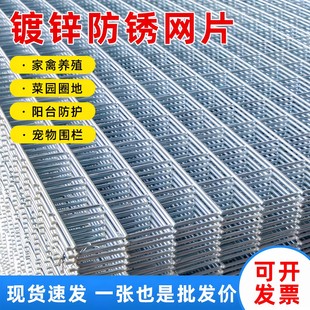 镀锌铁丝网片建筑网格小孔加粗狗笼底网养殖隔离网钢丝围栏防护网