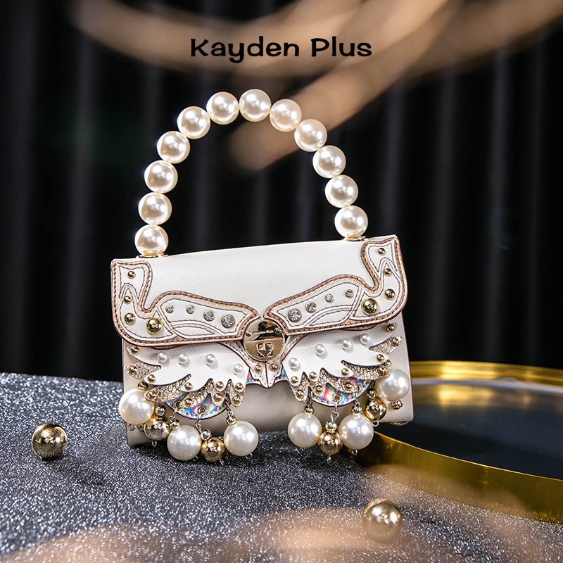 kayden plus2023网红时尚小方包女潮猫头鹰面具包双面牛皮换脸包